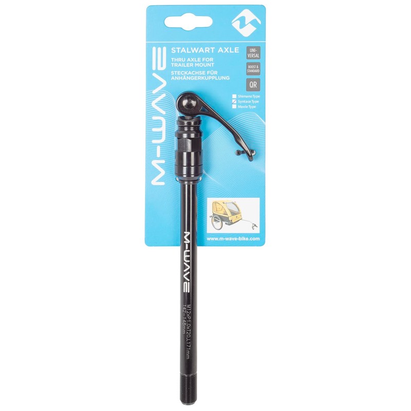 Thru Axle for Towing Hitch, black