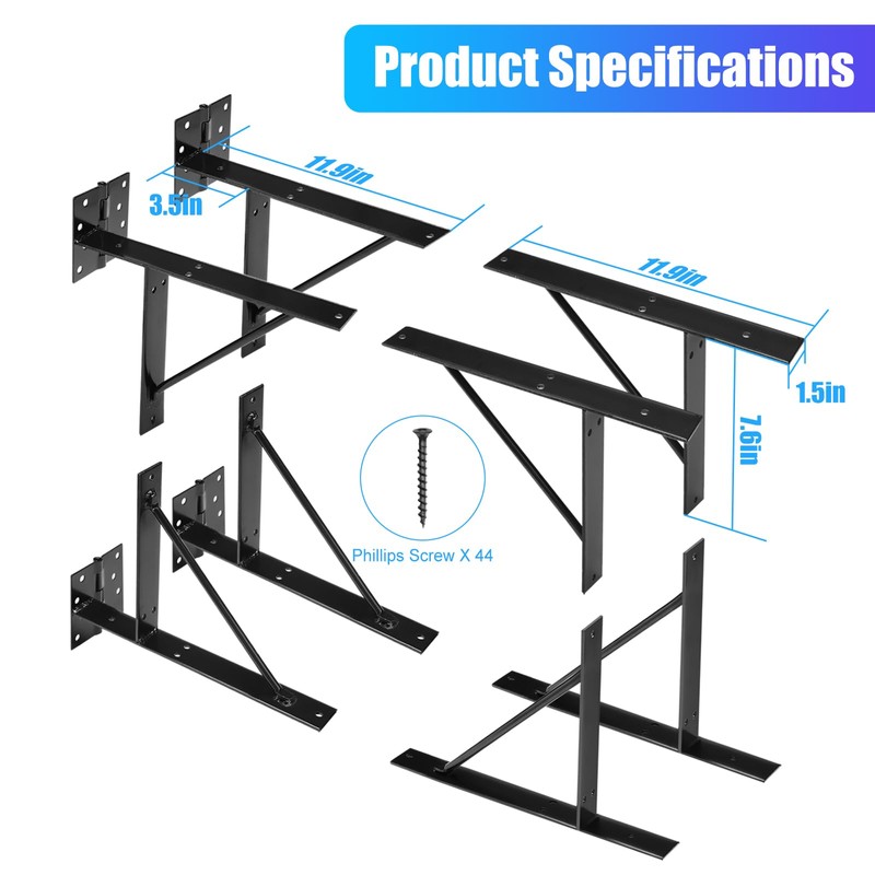 Heavy Duty Fence Gate Kit Gate Hardware No Sag Kit