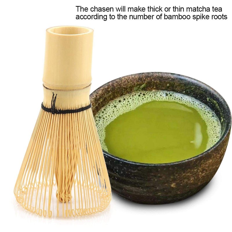 Batidor de Té, Batidor de Matcha de Bambú , Polvo