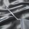 Damier Satin Bed Linen 135 x 200 cm Dark Grey