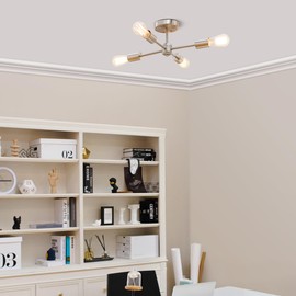 GLOBE Electric 60W Equivalent Soft White (2000K) Vintage Edison Dimmable LED Light Bulb, E26 Base, 650 Lumens, Amber Glass,73193