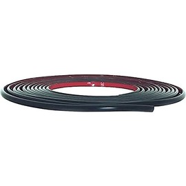 3/8" X 20' Black Half Round Wheel Molding