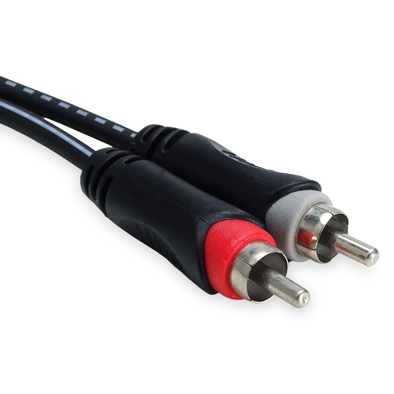 keepdrum ac017b Adaptor Cable 2x RCA to 2x 6.35mm TS