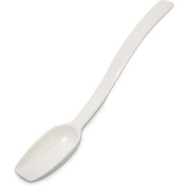 Carlisle 446002 Solid Buffet / Salad Serving Spoon, 0.5 oz, White