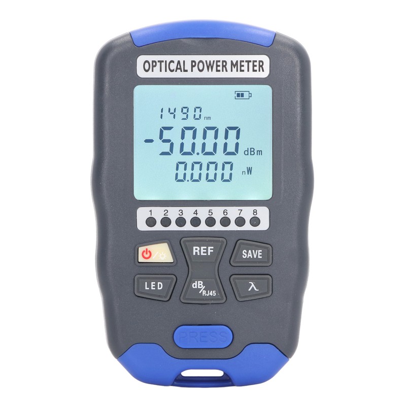 Optical Fiber Power Meter 30km Red Light Source RJ45 Network