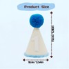 GORNZX Birthday Party Hat with Number 1, Beige with Blue