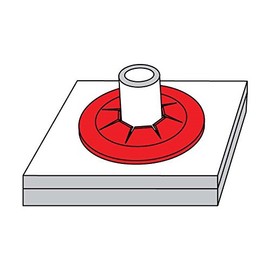 Push-On Pushnut, Stud Size 5/16 inch, 5-Piece