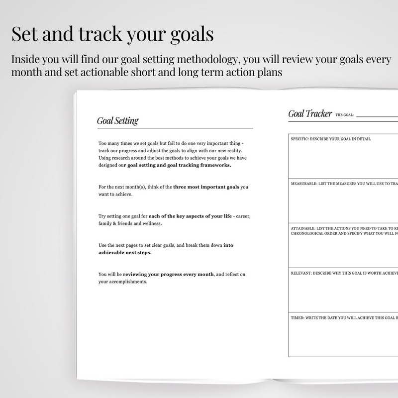 Paloma Planners 2025 Planner for Goal Setting, Daily Tracking, Productivity