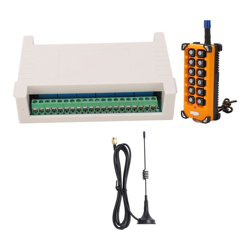 12 Button 433M Remote Control Encoder with Antenna 12 Channel