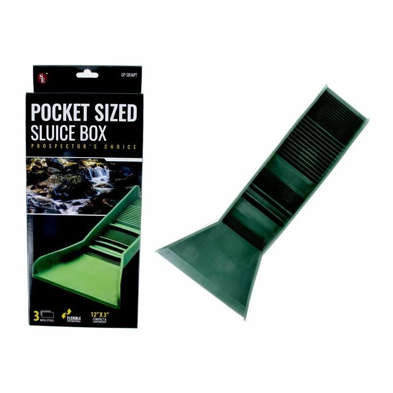 Gold Panning Kit Set 12" 10" 8" Black Gold Pans