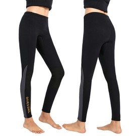Women's 3 mm Neoprene Pants Wetsuit Pants Keep Warm Wetsuit Pants Wetsuit Pants for Diving Surfing Swimming Snorkelling Kayak Pants Swimsuits M Size