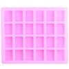 AIBOYA 24 Cavity Rectangle Silicone Candy Molds For Candy Caramel