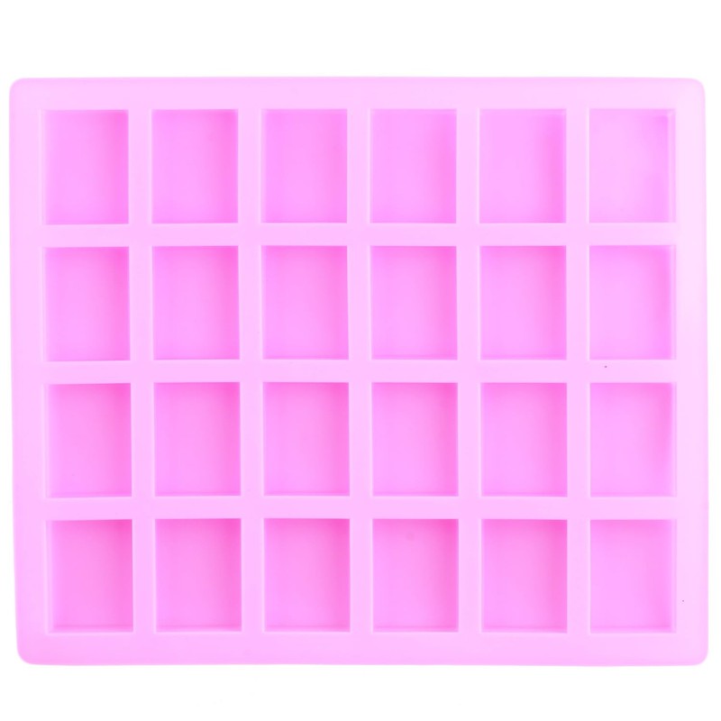 AIBOYA 24 Cavity Rectangle Silicone Candy Molds For Candy Caramel