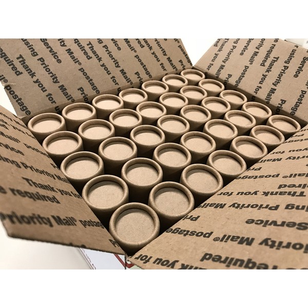 Empty Cardboard Deodorant Containers - Push-up Style, top-Fill, Reusable and