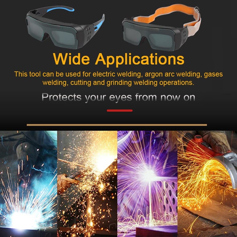 BHCASE Solar Auto Darkening Welding Glasses Safety Protective Welders Glasses