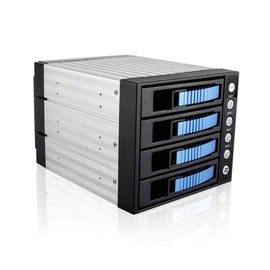 ISTAR BPU-340HD-BLUE 3X 5.25 to 4X 3.5 2.5" 12Gb/s HDD SSD Hot-swap Rack