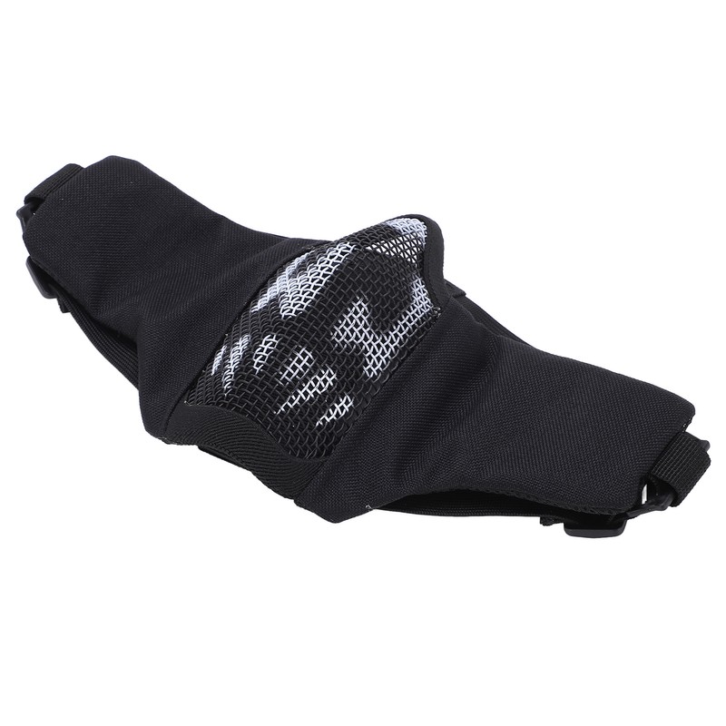 Outdoor Half Face Breathable Steel Mesh Face Cover Military for
