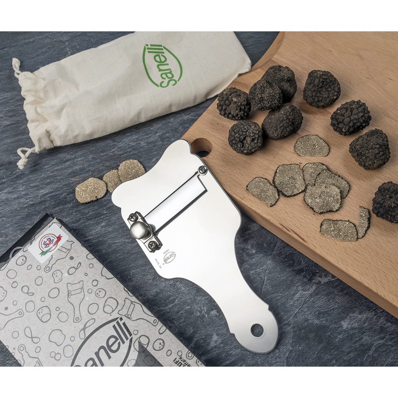 Sanelli 403020 Professional Truffle Slicer, Straight Blade, Length 20 cm,