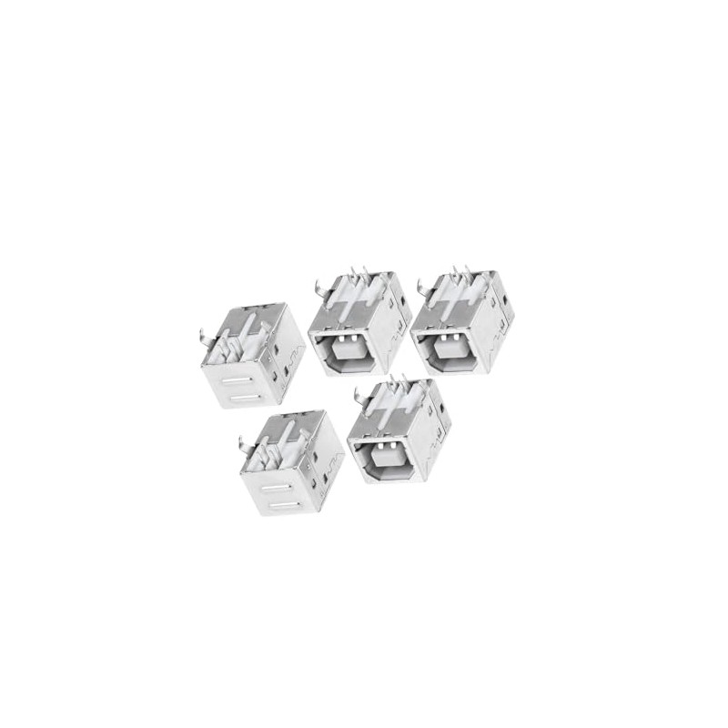 Partuto USB Type-B Female Right Angle PCB Mount Jack Socket