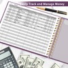 HAUTOCO Hardcover Accounting Ledger Book for Small Business Bookkeeping Horizontal
