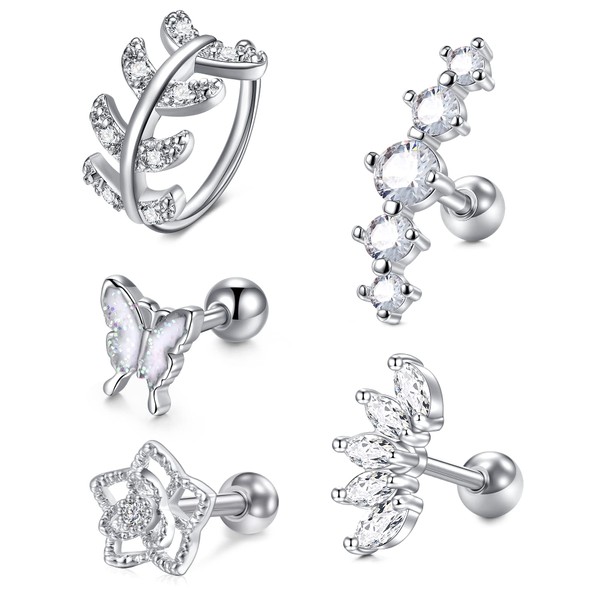 Rajnard Tragus Piercing Helix Piercing Surgical Steel Cartilage Ear Piercing