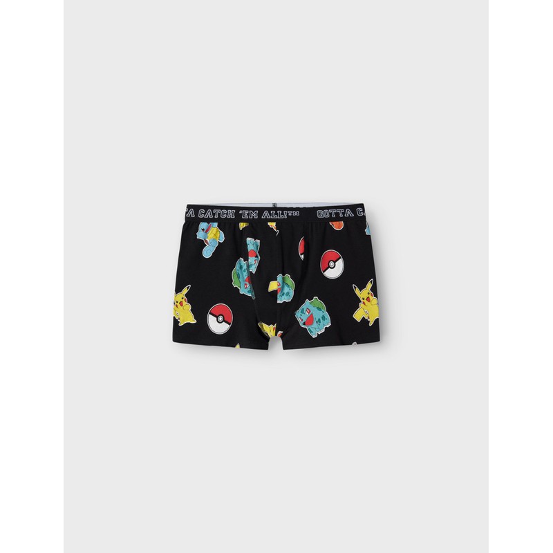 NAME IT Boy Boxer Shorts Pack of 2 Pokémon, black