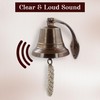 THDC Nautical Hanging Wall Mountable 4" Solid Brass Ship Bell