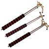 Cue Stick with 3 Brass Bridge Heads, Retractable Pool Cue,