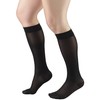 Truform Sheer Compression Stockings, 15-20 mmHg, Women's Knee High Length,