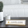 Gavel Guru Desk Sign (2x8") | Lawyer School Office Decoration