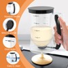Kryslanix Pancake Batter Dispenser with Oil Brush and Scraper,Cupcake Batter