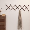 SKOLOO Hat Rack for Wall with 17 Hooks, Solid Wooden,