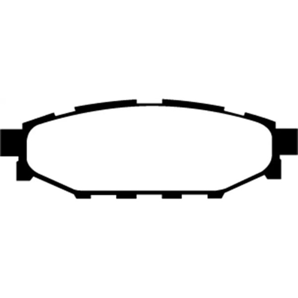 EBC for 2012+ Subaru BRZ 2.0 (solid rear rotors) Greenstuff