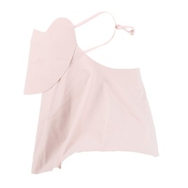 A ABSOPRO Adjustable Full Face Mask Adjustable 7.48" Windproof Face Cover Sun UV Protection Pink