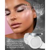 Glitter Shimmer Single Eyeshadow Palette, Diamond Silver Chameleon Cream Eye