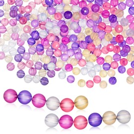 BESPORTBLE 1000PCS Color Changing Sun Sensitive Multi Color Plastic Pony UV Beads for Bracelets and Jewelry Making