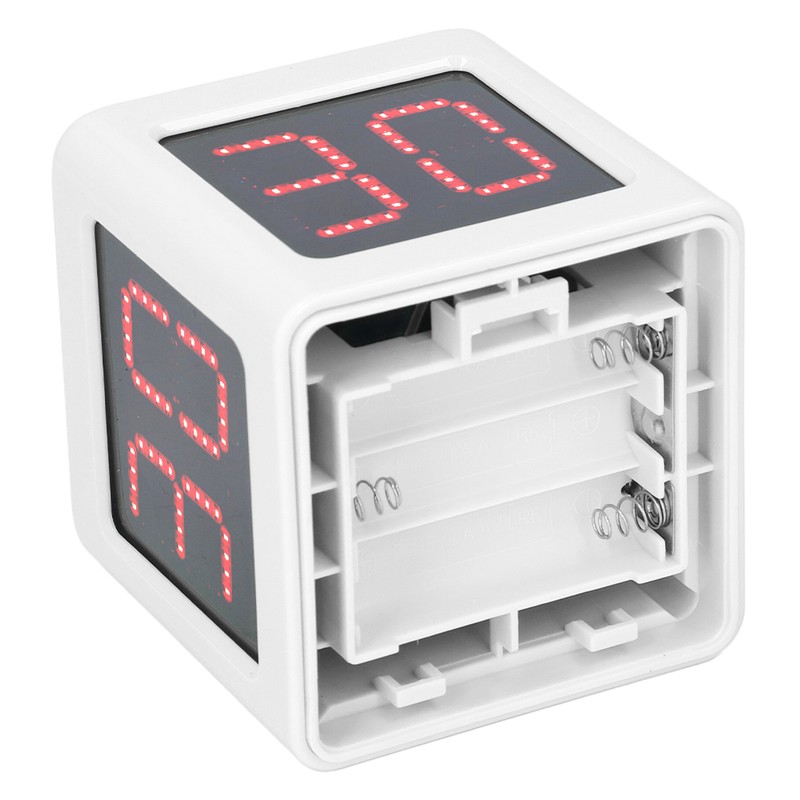 Cube Timer 1.4in 4 Sided Digital Shot Countdown Stopwatch for