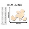 Unfinished Wood Easter Peep Chick Egg Shape Craft up to