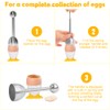 mizikuu 4 in 1 Egg Cutter, Egg Cutting Tool, Stainless