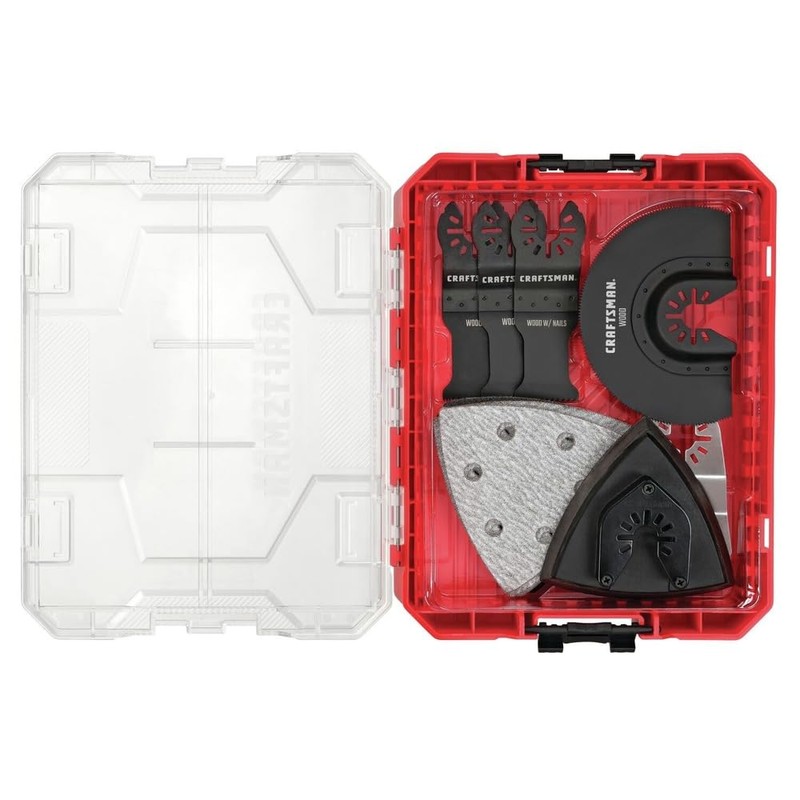 CRAFTSMAN General Purpose Oscillating Tool Set with Case, 16 Pcs