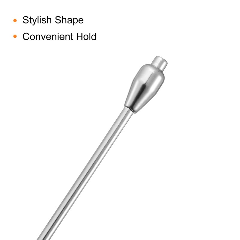 uxcell Stainless Steel Cocktail Picks, 12Pcs 4.3 Inch Metal Cocktail