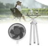 Outdoor Camping Fan 2000mAh Mini Outdoor Multifunctional Camping Tripod Fan