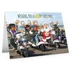 STREET SANTA - Scooter Christmas Card - Large A5 Card