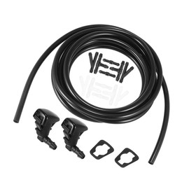PARSKILO Front Windshield Washer Hose Kit Fit for Toyota Tacoma with 3 Meter Washer Fluid Hose 12 Pcs Hose Connectors - Pack of 15 Black Benefit