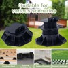 10 Pack Adjustable Plastic Pedestal Paver,Floor Slate Support Floor Lift,Deck