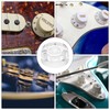 sourcing map 4pcs Electric Guitar Knobs Clear Speed Volume Tone