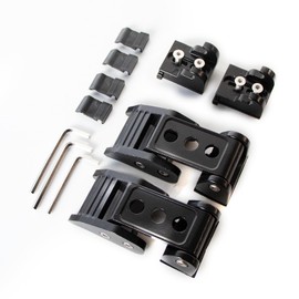 ETL INDUSTRIES Hood Latches Aluminum Hood Catch Kits for Jeep Wrangler JK/JKU 2007-2018, JL JLU 2018-2024 & Jeep Gladiator JT 2020-2024 Latch Locking - 1 Pair