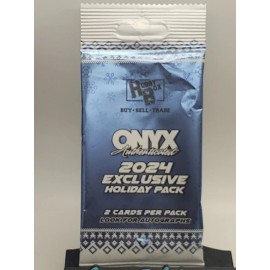 2024 Onyx Hobby Box Exclusive Holiday Pack - 2 Cards - Poss Rookie #d and Autos!