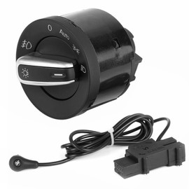 5ND941431B Car Headlight Light Switch with Light Sensor Module Fit For VW Golf Jetta GTI MK5 MK6, Caddy, Rabbit, Tiguan, Touran