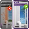 Mxclimate Insulated Foam Panels for Portable AC Window Vent Kit,Adjustable